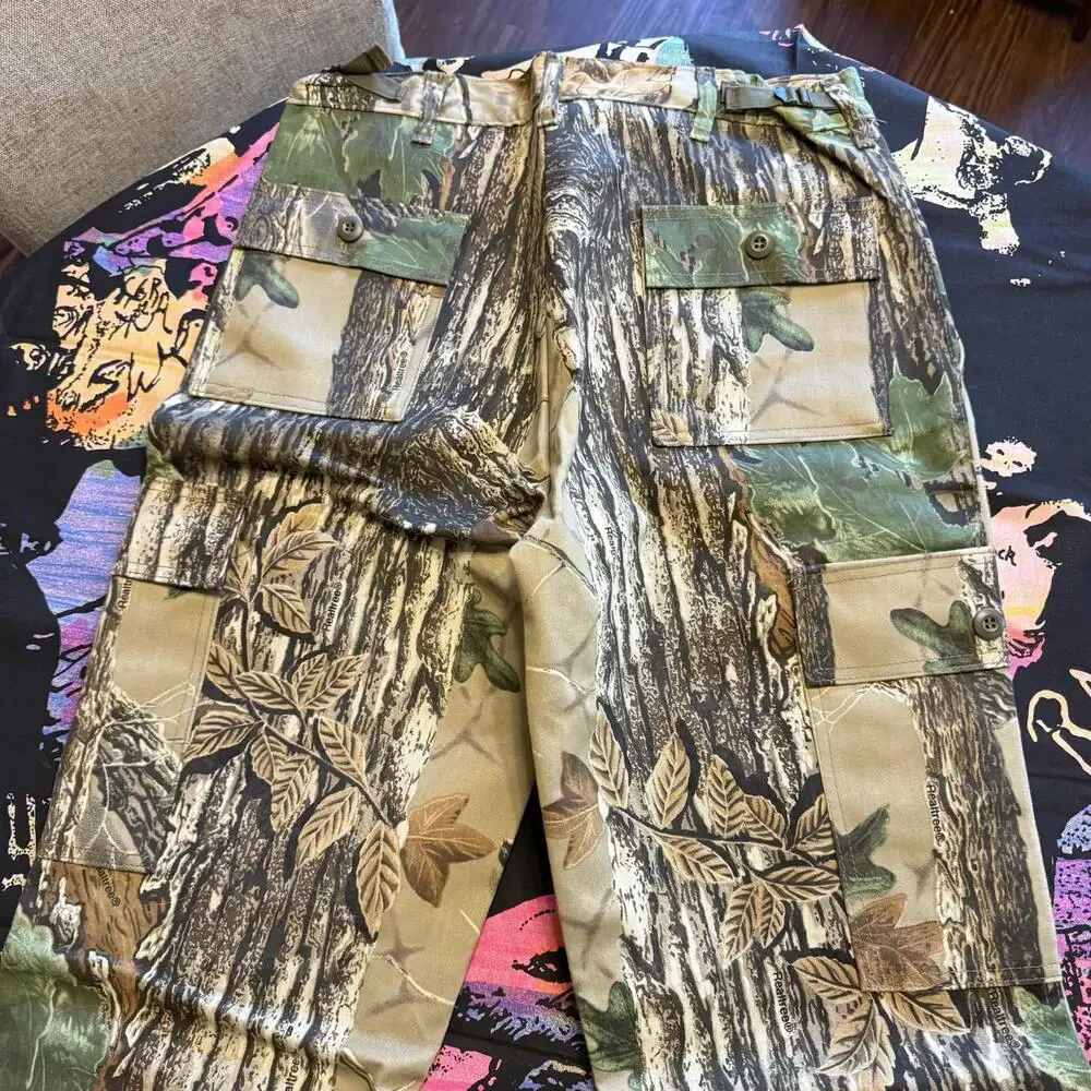 Vintage NWOT 80s Liberty RealTree Camo Hunting Pants Size‎ Mens 38x34 USA - Picture 6 of 8
